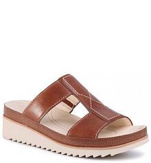 Klapki eleganckie Gabor brązowe