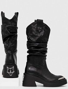 Kozaki Naked Wolfe  czarne damskie Stable.Black