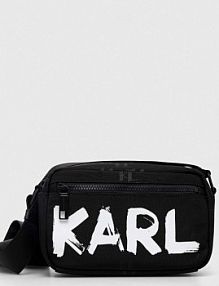 Saszetka na ramię Karl Lagerfeld  czarna damska 236M3056