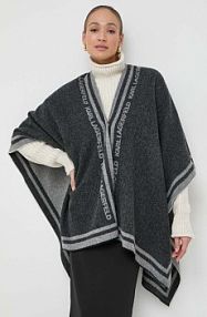 Ponczo Karl Lagerfeld  szare 240W3308