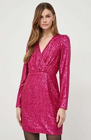 Sukienka mini Morgan  różowa ROZAS.MAGNOLI