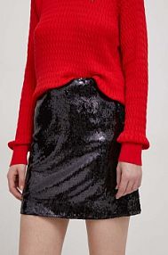 Spódnica mini United Colors of Benetton  czarna 4NDED002W.904