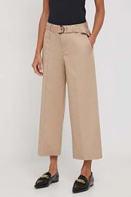 Spodnie eleganckie Lauren Ralph Lauren  beżowe damskie 200876606