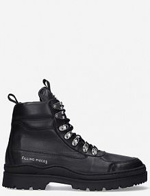 Botki Filling Pieces  czarne damskie 63322901861