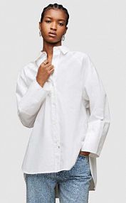 Koszula z długim rękawem AllSaints biała WH033Z