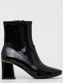 Botki na obcasie TORY BURCH  czarne 79506.006