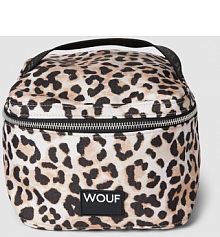 Kosmetyczka ze zwierzęcym nadrukiem model Cleo WOUF beżowa EAN MXN230034