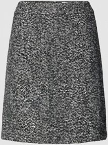 Spódnica mini z efektem melanżu s.Oliver RED LABEL czarna EAN 2138829