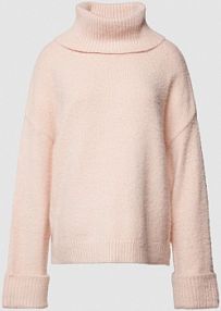 Sweter z dzianiny z golfem Zero różowy damski EAN 1083271990