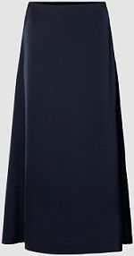 Spódnica midi z delikatnie fakturowanym wzorem Zero granatowa EAN 1084212066