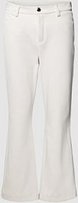 Spodnie materiałowe z rozkloszowaną nogawką model AIDA KICK MAC białe damskie EAN 176308000