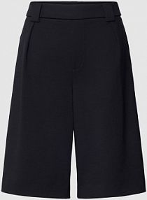 Bermudy z zaznaczonym rozporkiem LANIUS czarne damskie EAN HO Bermuda