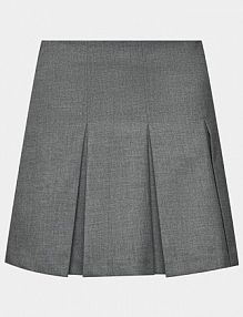 Spódnica mini Edited szara Trapezowa