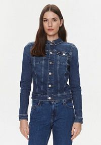 Kurtka jeansowe Tommy Jeans granatowa damska Jeansowa