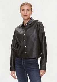 Koszula Calvin Klein Jeans czarna damska 