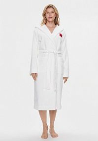Szlafrok HUGO biały damski 