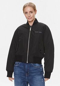 Bomberka Tommy Jeans czarna Kurtka bomber