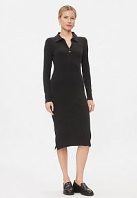 Sukienka codzienna Tommy Jeans czarna 