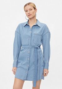 Sukienka jeansowa Tommy Jeans niebieska 