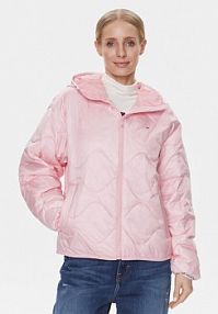 Kurtka przejściowa Tommy Jeans różowa damska 