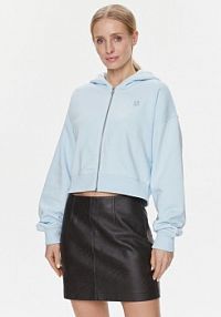 Bluza z kapturem Calvin Klein Jeans niebieska damska 