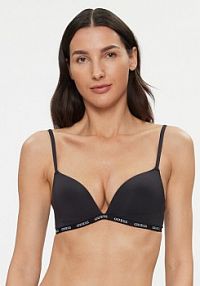 Biustonosz Guess czarny Bezfiszbinowy