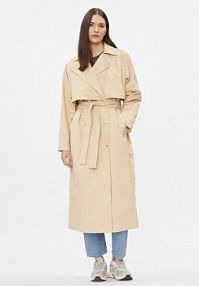 Trencz Calvin Klein Jeans beżowy 