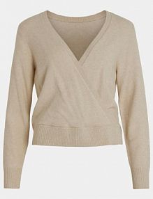 Sweter Vila beżowy damski 