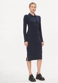 Sukienka codzienna Tommy Jeans granatowa DW0DW17259  Slim Fit