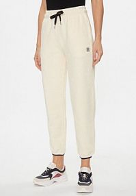 Spodnie dresowe Tommy Hilfiger beżowe damskie 