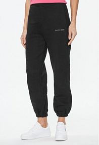 Spodnie dresowe Tommy Jeans czarne damskie 