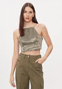 Top Calvin Klein Jeans zielony damski 