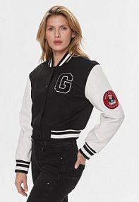 Bomberka Guess czarna Kurtka bomber W4RL56 KCD20  Relaxed Fit