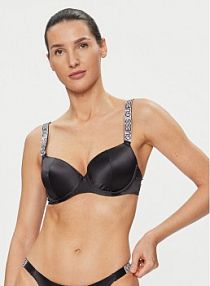 Biustonosz Guess czarny Z fiszbiną