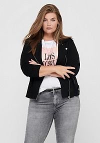 Bomberka ONLY Carmakoma czarna Kurtka przejściowa