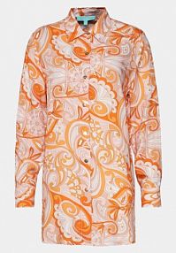 Koszula Melissa Odabash pomarańczowa damska 