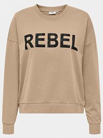 Bluza ONLY beżowa damska Coco 15310260  Regular Fit