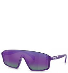 Okulary Polo Ralph Lauren fioletowe damskie Przeciwsłoneczne