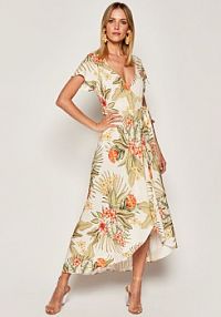 Sukienka letnia Banana Moon wielokolorowa 