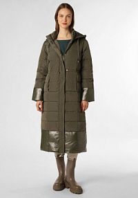 Płaszcz puchowy  Kobiety zielony jednolity XS Liu Jo Collection damski
