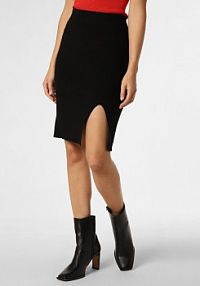 Spódnica  Kobiety Bawełna czarna jednolity XS Aygill's