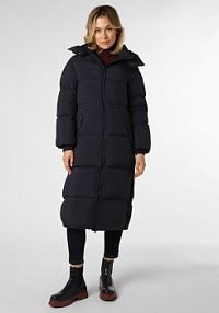 Płaszcz puchowy  Kobiety niebieski jednolity L Gant damski