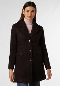 Płaszcz  Kobiety brązowy jednolity 36 zero damski