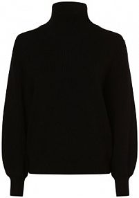 Sweter  Kobiety czarny jednolity S/M Moss Copenhagen damski