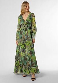 Sukienka wieczorowa Kobiety zielona wzorzysty 40 Swing