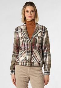 Blezer  Kobiety Sztuczne włókno beżowy/zielony/wielokolorowy w kratkę 42 MOS MOSH