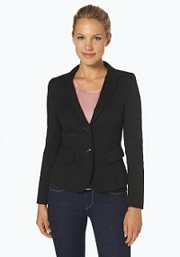 Blezer  Kobiety wiskoza czarny jednolity 38 Marc Cain