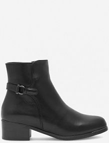 Botki na obcasie Go Soft czarne RST-AUGUSTA-12