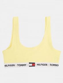Biustonosz sportowy Tommy Hilfiger żółty