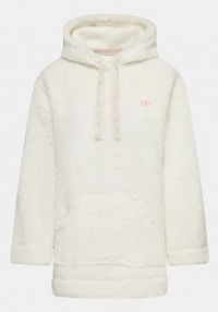 Bluza z kapturem Lee beżowa damska